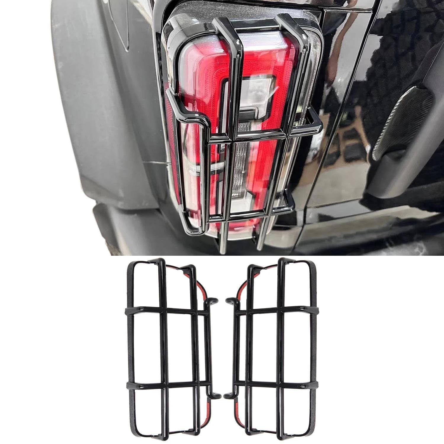 Feu Arrire Carcasse Couvercle De Protection Lampe À Sourcils Décoration Feu Arrière Voiture Roue Phare Avant Pour Ford Pour Bronco Arrire Feu Arrire