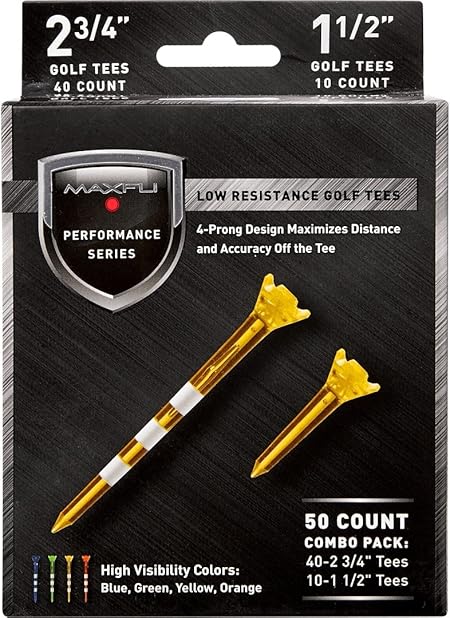 Review Maxfli Performance Series Low Resistance Golf Tees – 50 Pack Review Maxfli Performance Series Low Resistance Golf Tees – 50 Pack