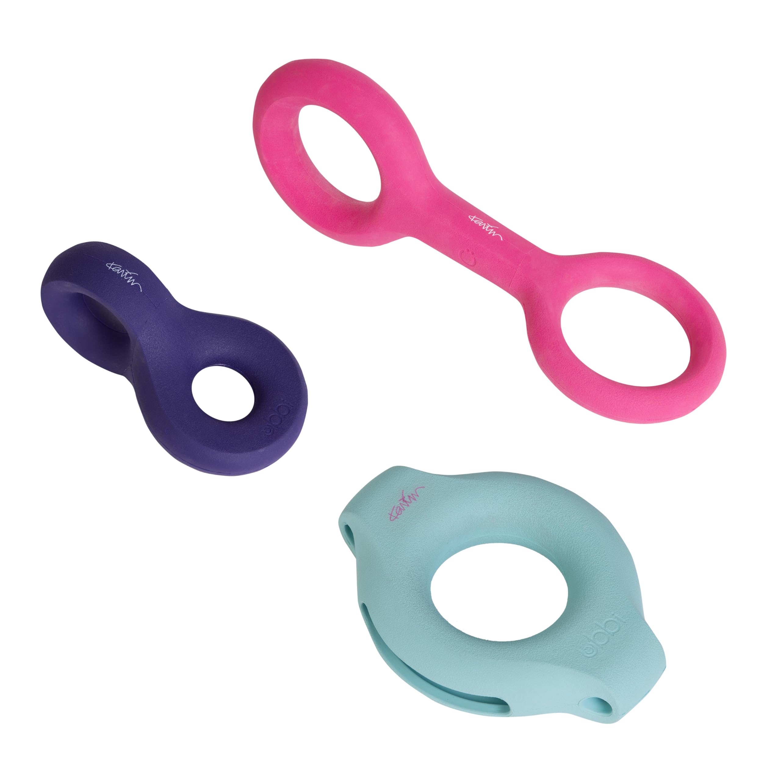 Ubbi Pet x Karim Rashid Collaboration, el Juego de Juguetes para Mascotas Incluye Juguete para Masticar, Picar y Tirar, Juguetes duraderos de Goma Natural para Razas de Perros Medianas a Grandes