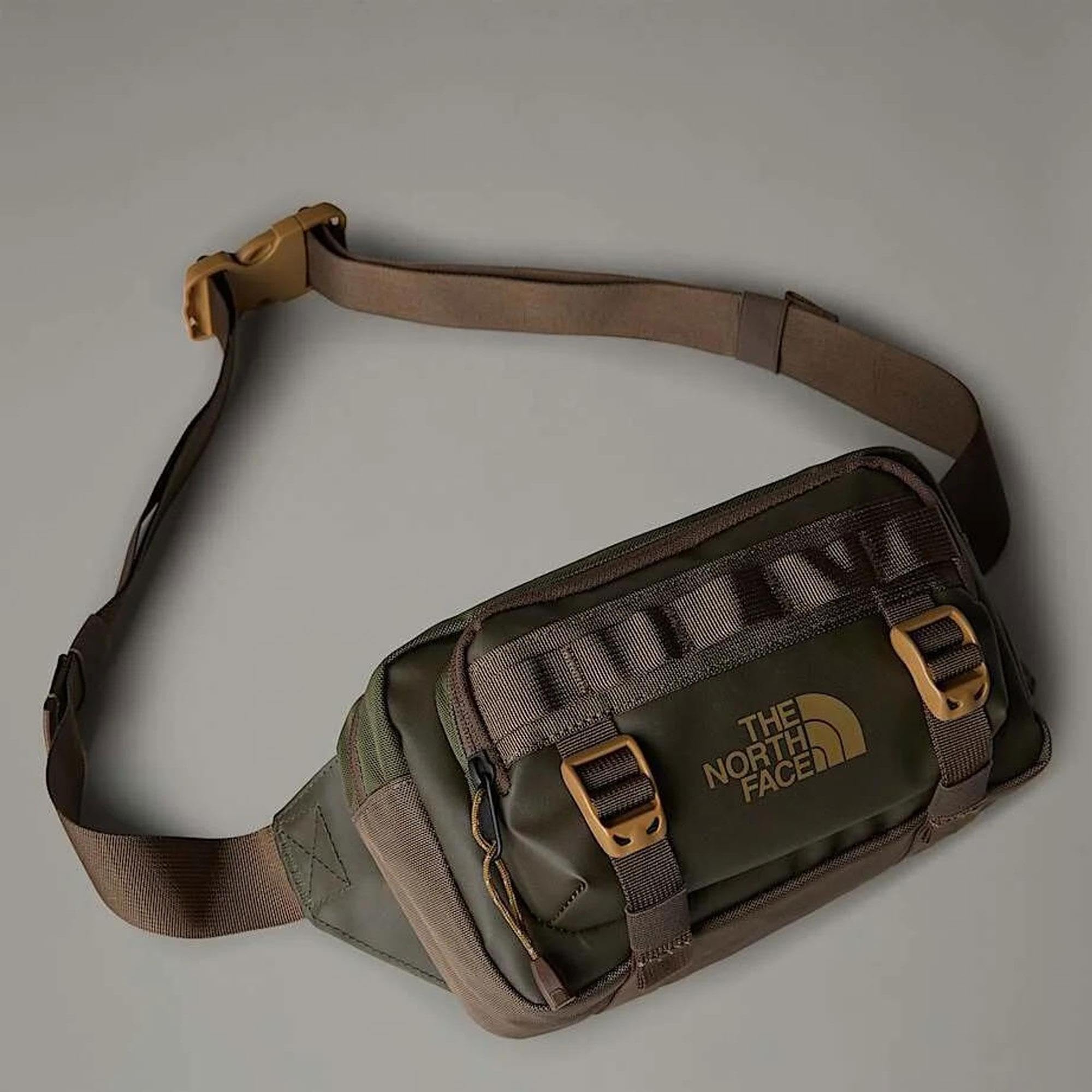 The North Face NF0A8BK5B7I Base Camp Lumbar Gym Bag Homme New Taupe Green-Smokey Taille OS