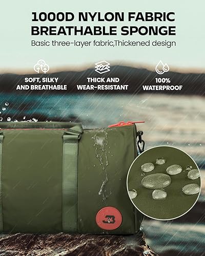 Miniatura 2 de MOVEMINGLE Bolsas de lona deportivas, Tiffney Azul Negro, Bolsas de viaje deportivas