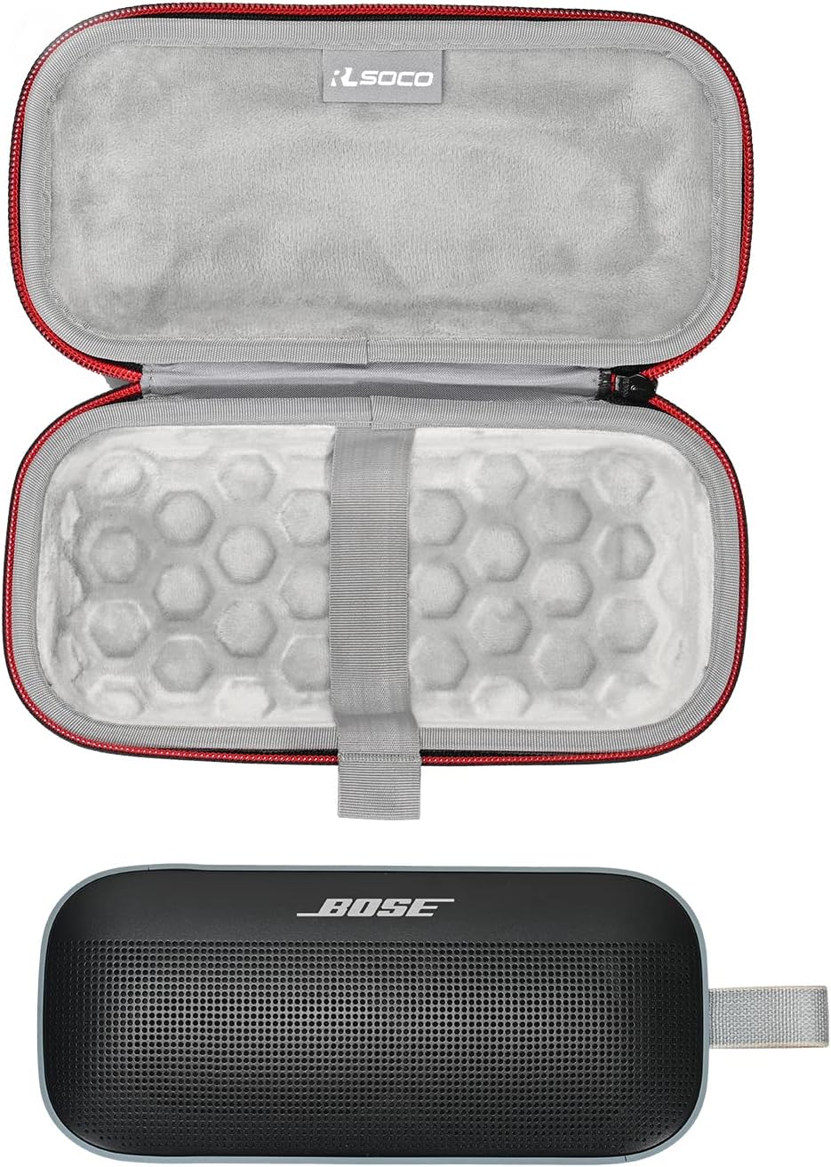 RLSOCO Hard Case for Bose SoundLink Flex 2nd Gen/SoundLink Flex Bluetooth Portable Outdoor Speaker | Compact Design with YKK Zipper & Scratch Protection (S Size) - Image 2