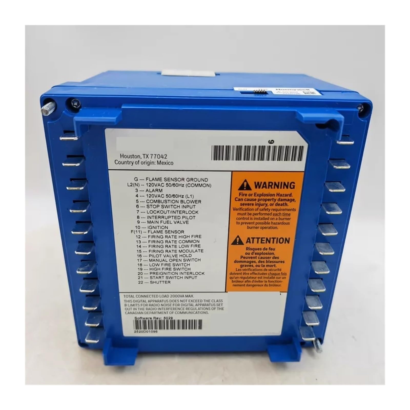 VXVUQRQVH Combustion controller RM7890B1048 boiler burner controller
