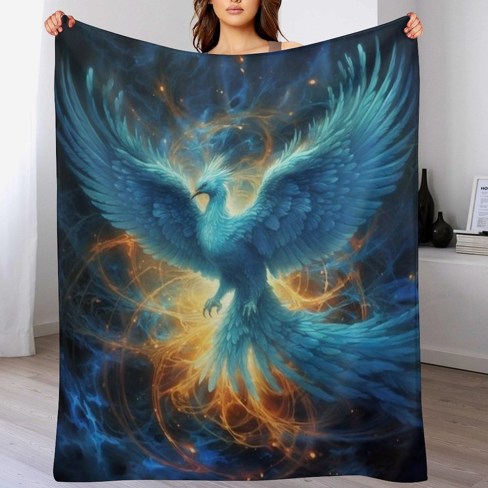 Couverture en flannel douce et chaude Phénix de qualité supérieure