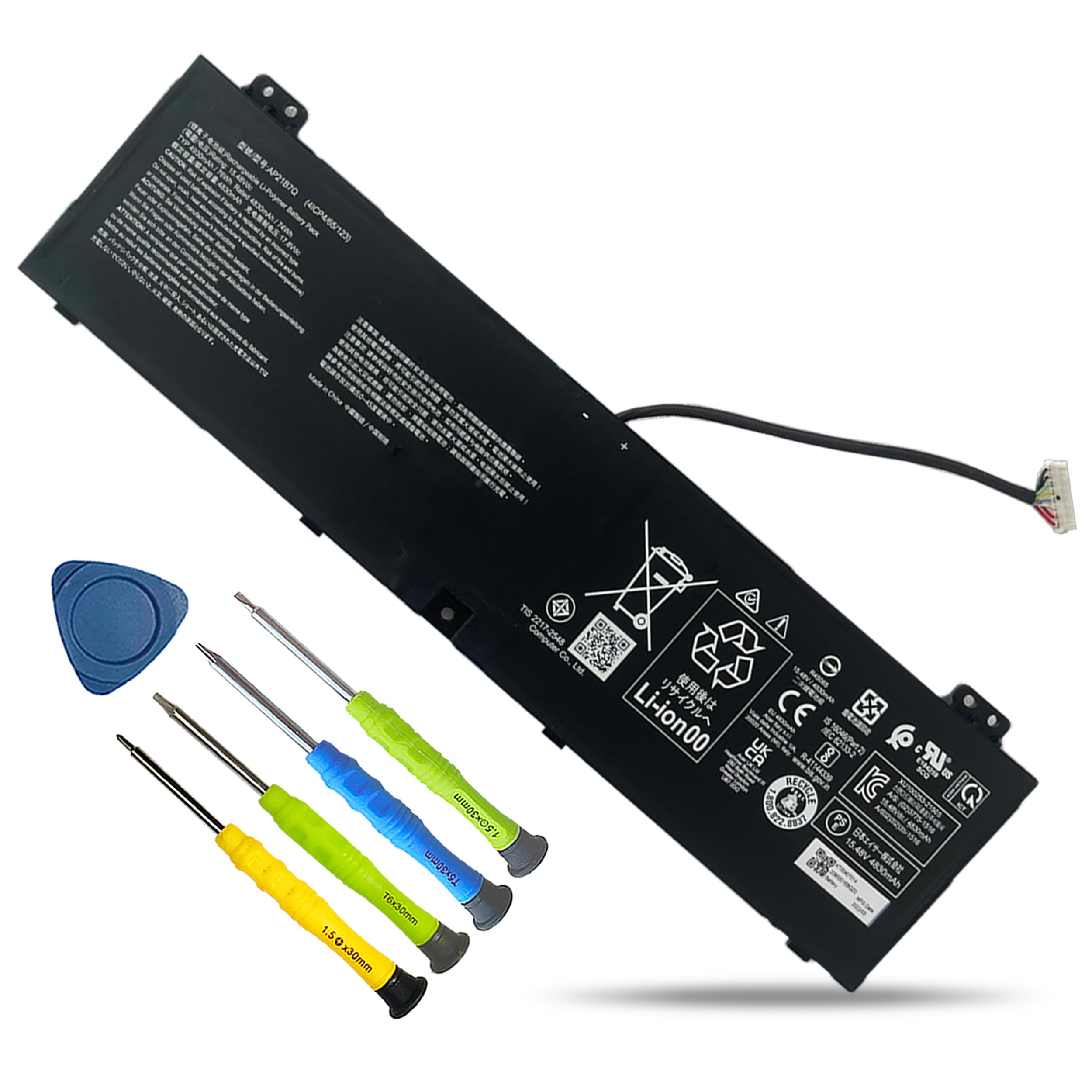 Amazon.com: BOWEIRUI AP21B7Q Laptop Battery Replacement for Acer