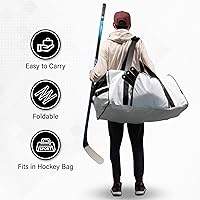 Vista 3 de ACE HOCKEY The Snake Trainer - Herramienta ligera de entrenamiento de manejo de palos - Equipo de entrenamiento de hockey para control de disco