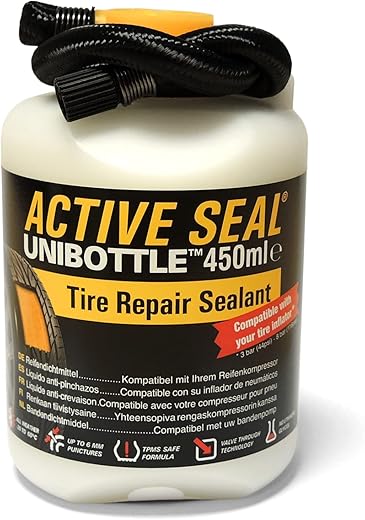 MAXTOOLS, Bottiglia Universale per Sistemi Riparazione Pneumatici, Formato da 450 ml