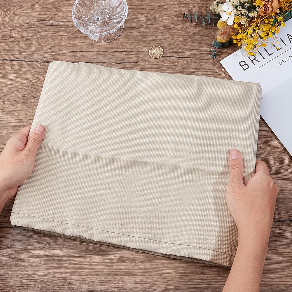 GORGECRAFT Housse de Rechange de 138x50x50cm pour Balancelle de Patio en Tissu Oxford Épais 600D Beige pour Chaise Banc Ou Terrasse. Convient pour Jardin et Terrasse.