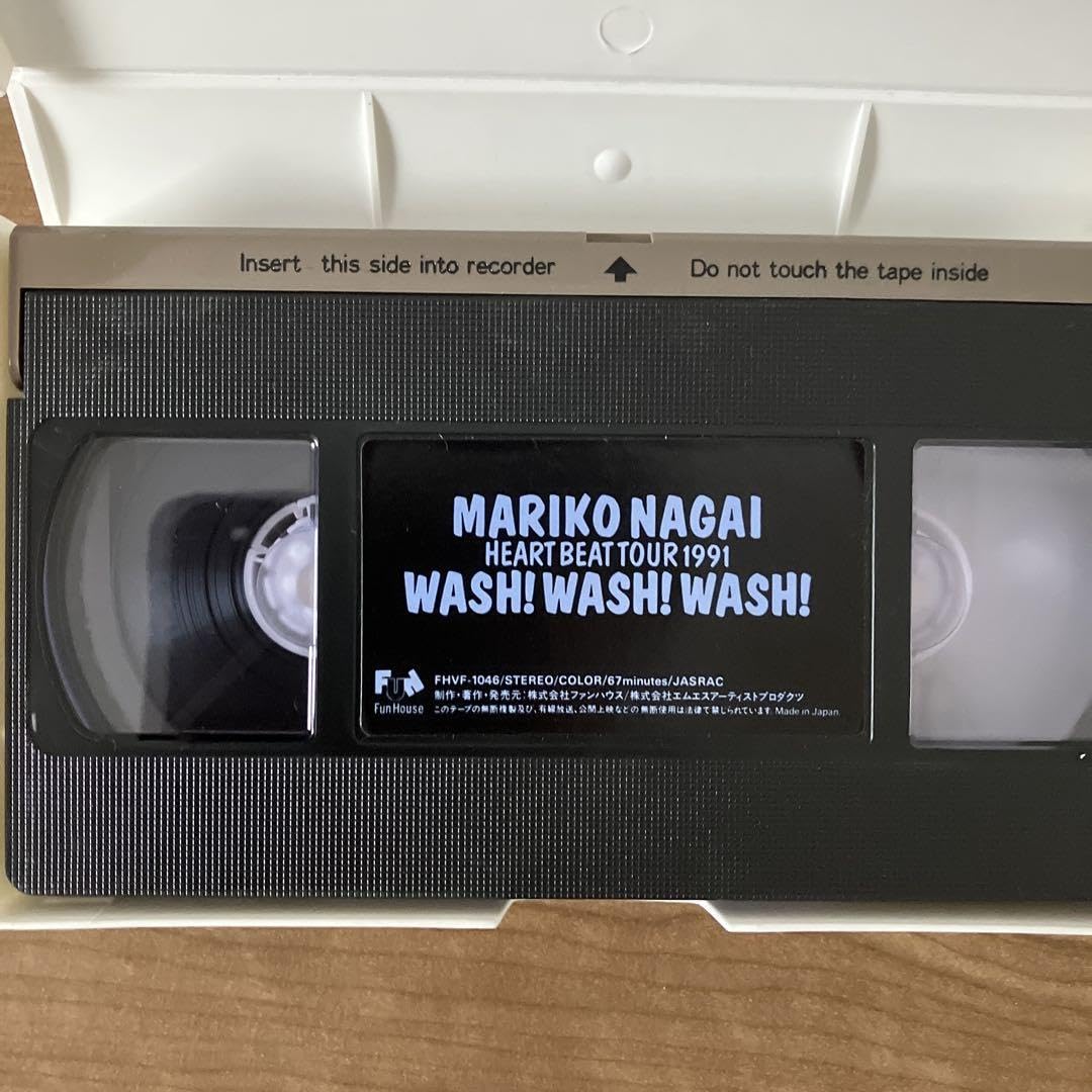 永井真理子 WASH! WASH! WASH! [VHS] 永井真理子 WASH! WASH! WASH! [VHS] 【公式通販】