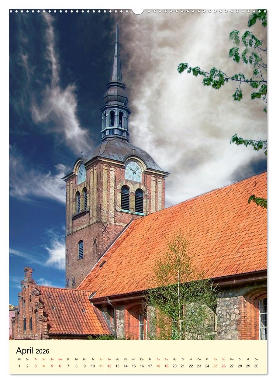 Flensburg - so bezaubernd (hochwertiger Premium Wandkalender 2026 DIN A2 hoch), Kunstdruck in Hochglanz: Flensburg, wunderschöne Hafenstadt an der Förde. (CALVENDO Orte)