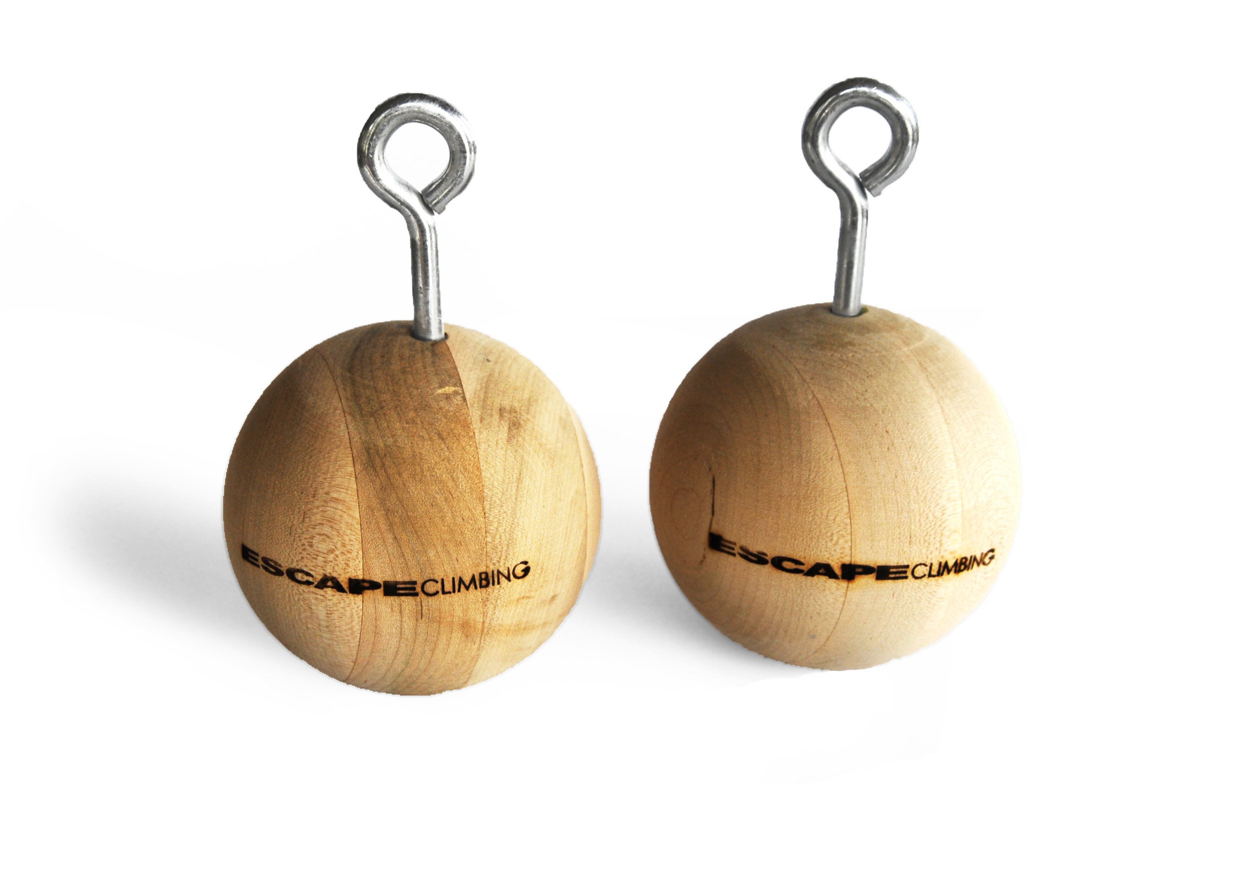 Escape Climbing 4" Wood Power Ball Pack | Durable Training Tool for Grip Strength and Conditioning | Rock Climbing and Bouldering | Premium Workout for Health and Fitness