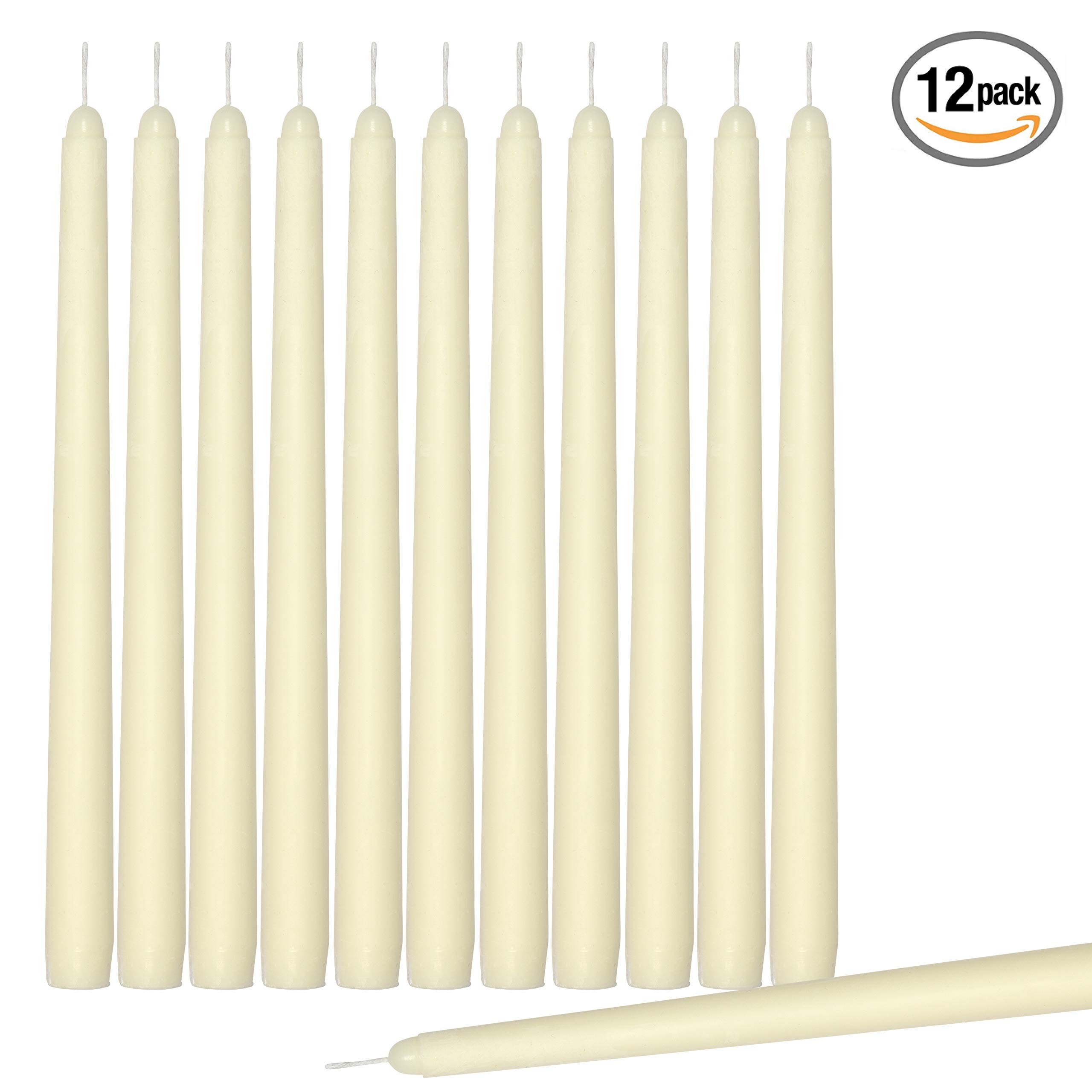 Buy Golden Glow Tapered Candles Dripless Taper Candles Excellent