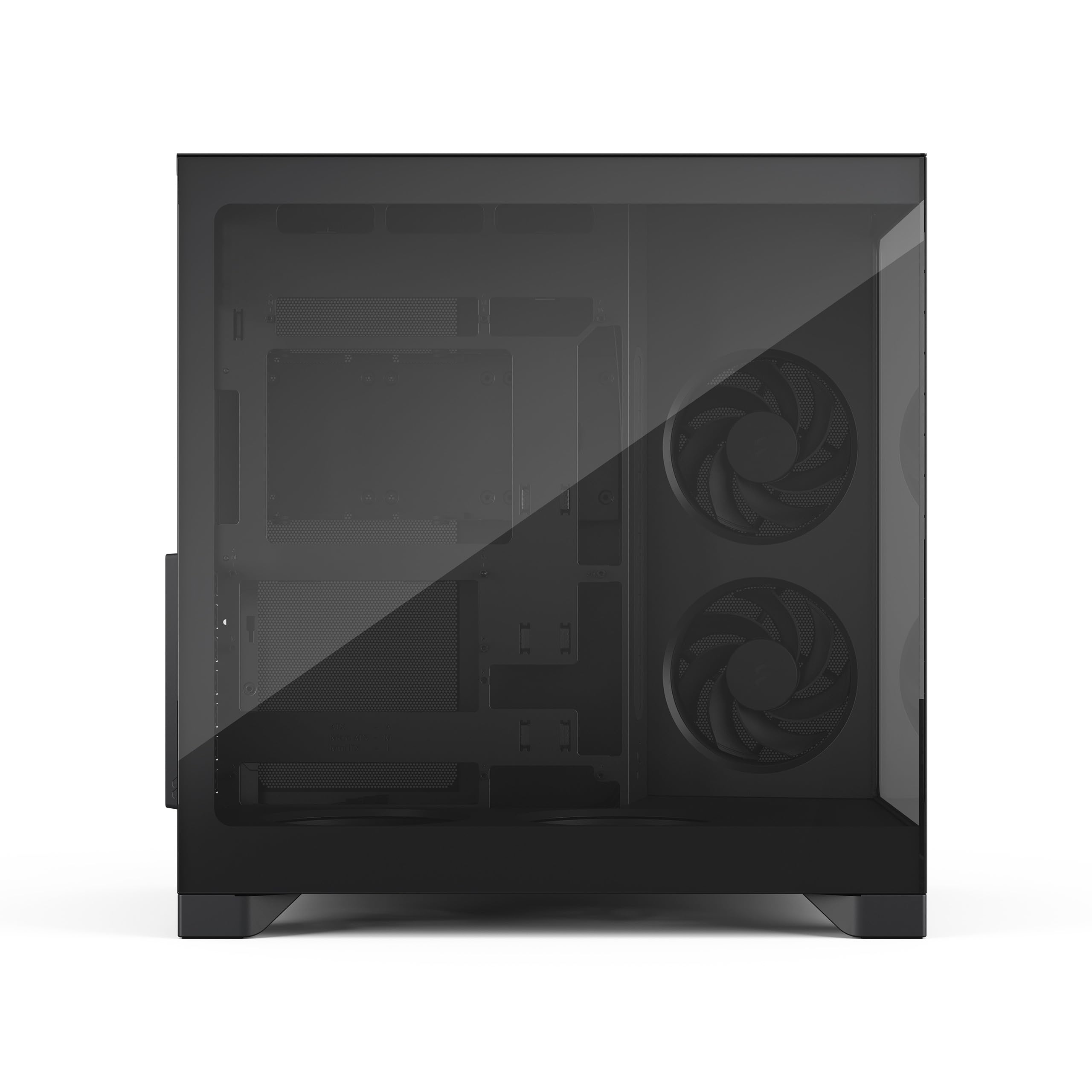 Fractal Design Pop 2 Vision Black case PC gaming con vetro panoramico – Design a doppia camera – 4 ventole reverse – ATX/E‑ATX/mATX/ITX