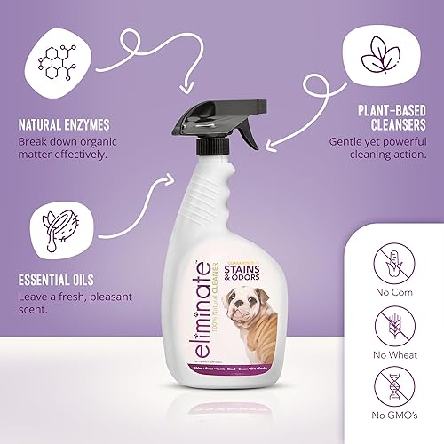 Miniatura 4 de Health Extension Elimina el removedor enzimático de manchas y olores, seguro en todas las superficies, 32 onzas