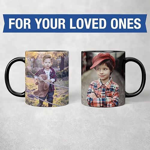 Miniatura 32 de Taza de café personalizada – Tazas personalizadas con texto en imagen, nombre de foto personalizado, logotipo, taza de cerámica – Día de la Madre