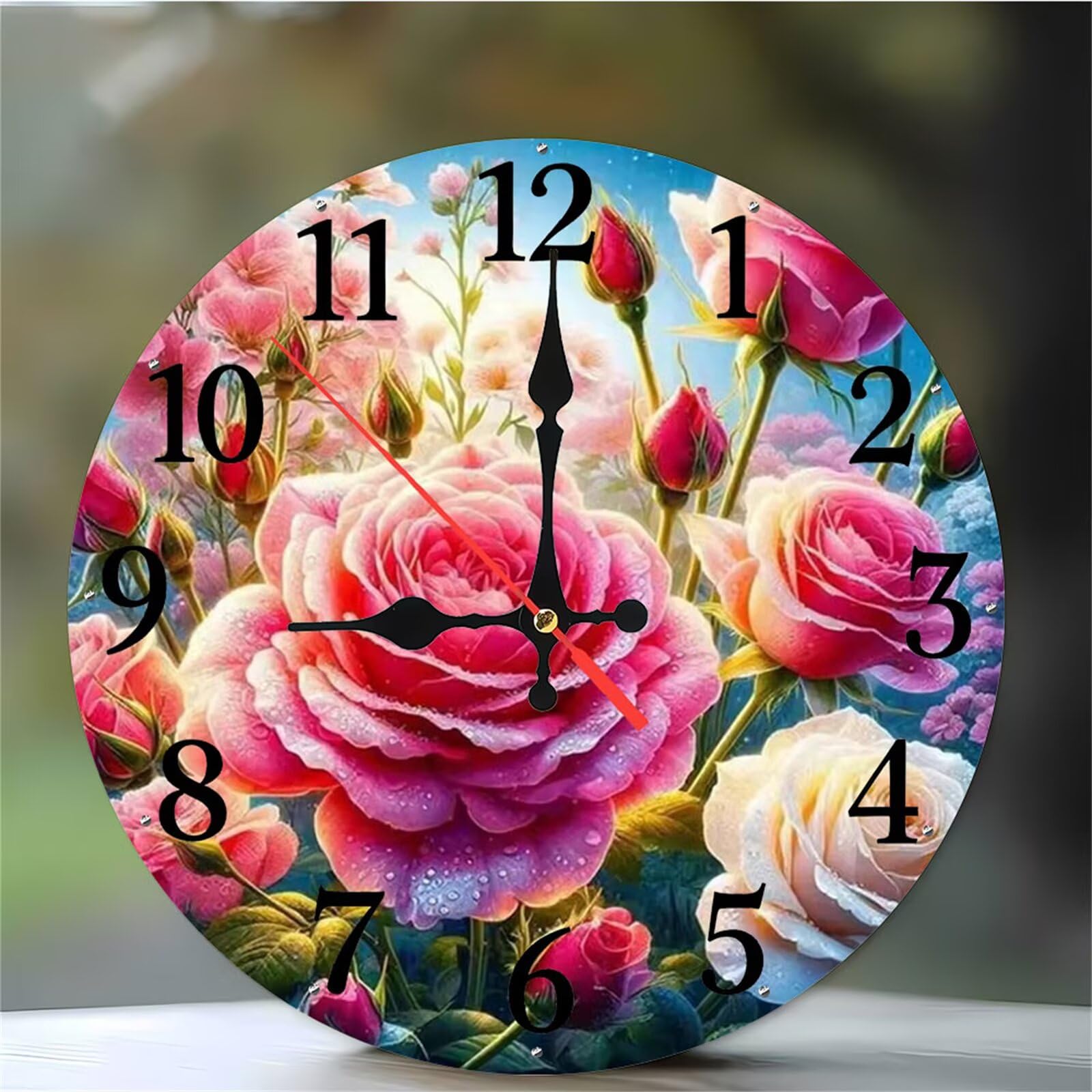 Horloge murale silencieuse pour chambre et bureau fini le bruit du tic-tac