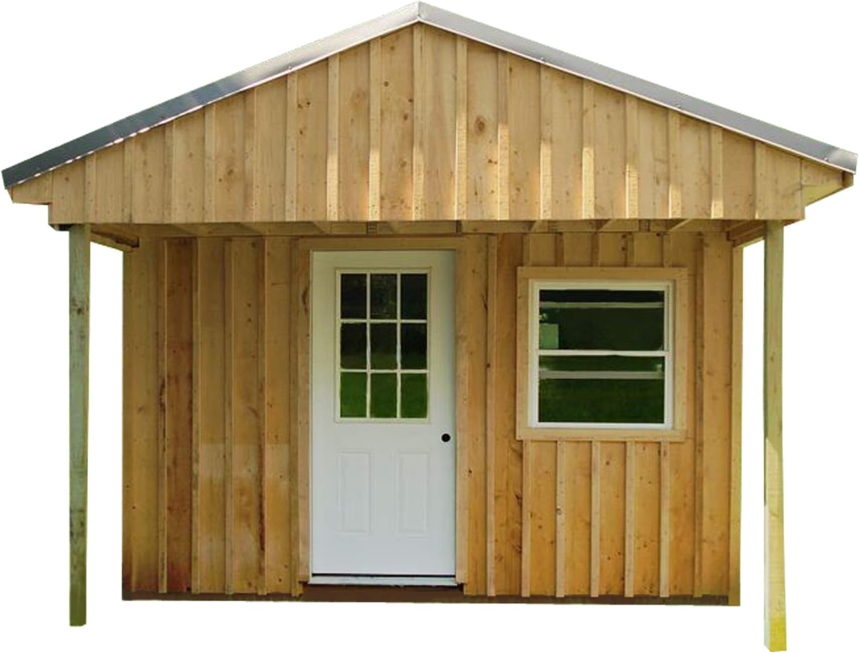 Cabin Tiny House Plans DIY Modern Outhouse 12x20' Guest House Cottage 240 sq/ft