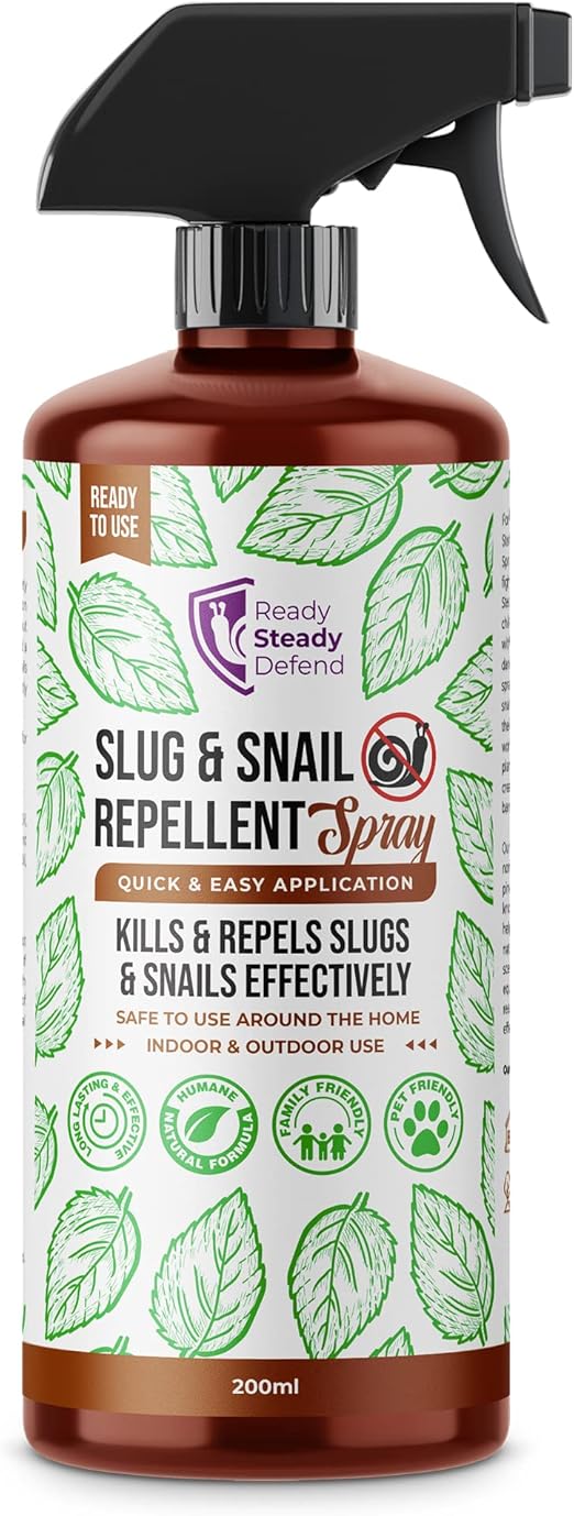 Slug & Snail Repellent Spray 200ml Kills & Repels Slugs & Snails