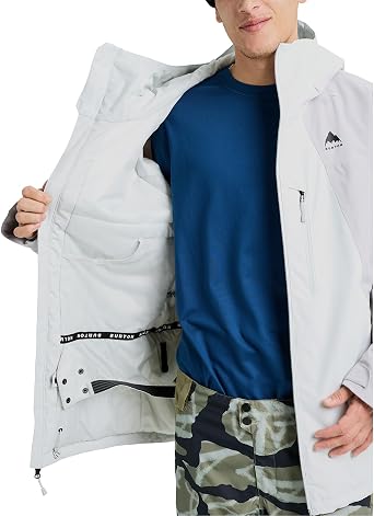 Burton Mens Reserve 2-Layer Insulated Jacket Waterproof Winter Snowboard Jacket with Helmet Compatible Hood