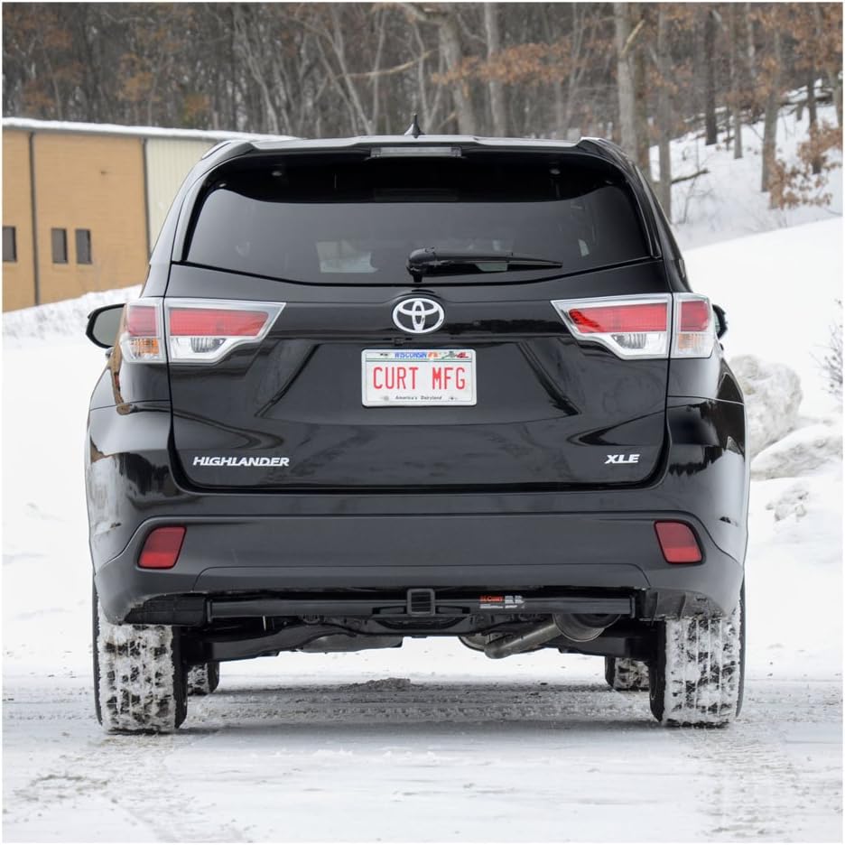 CURT Class 3 Trailer Hitch Bundle with Wiring for 2014-2016 Toyota Highlander - 13200 & 56217
