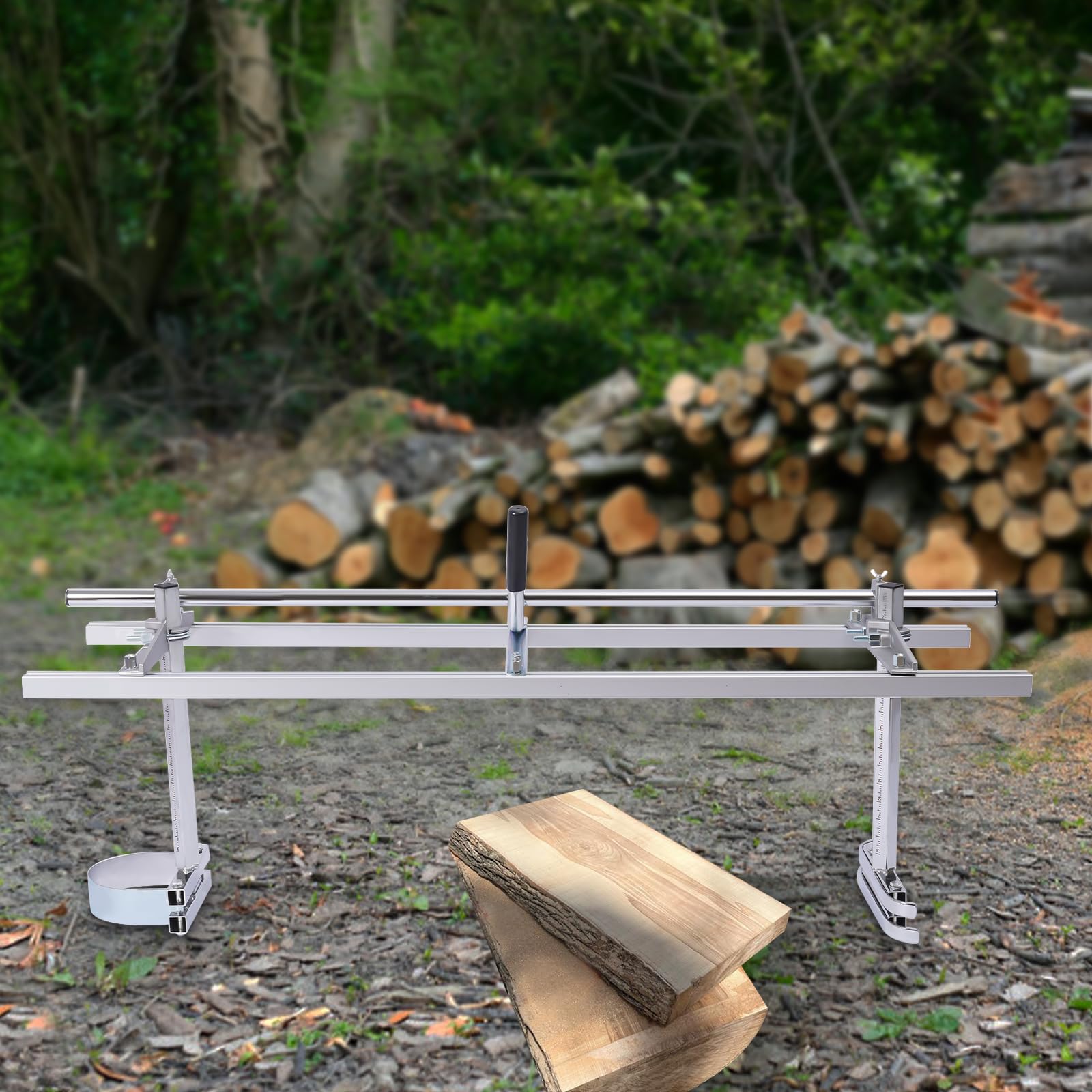 Aserradero móvil, 0-120 cm, para motosierra, soporte para motosierra, aserradero móvil, motosierras de madera, para casas, industria de remodelación, obras