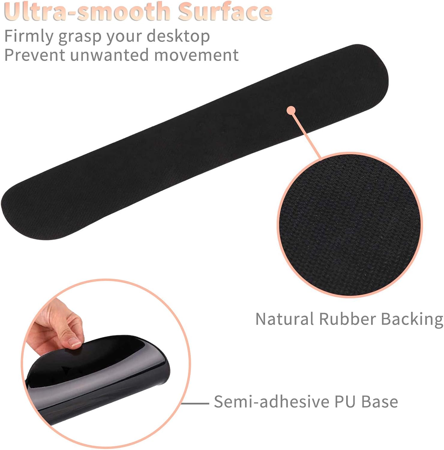 Keyboard Wrist Rest Pad and Mouse Pad Wrist Rest Support Set, Ergonomic Gaming Mousepad Durable Smooth Surface Non-Slip Base Purple Lavender Design for Computer Laptop Home Office + Cute Coasters