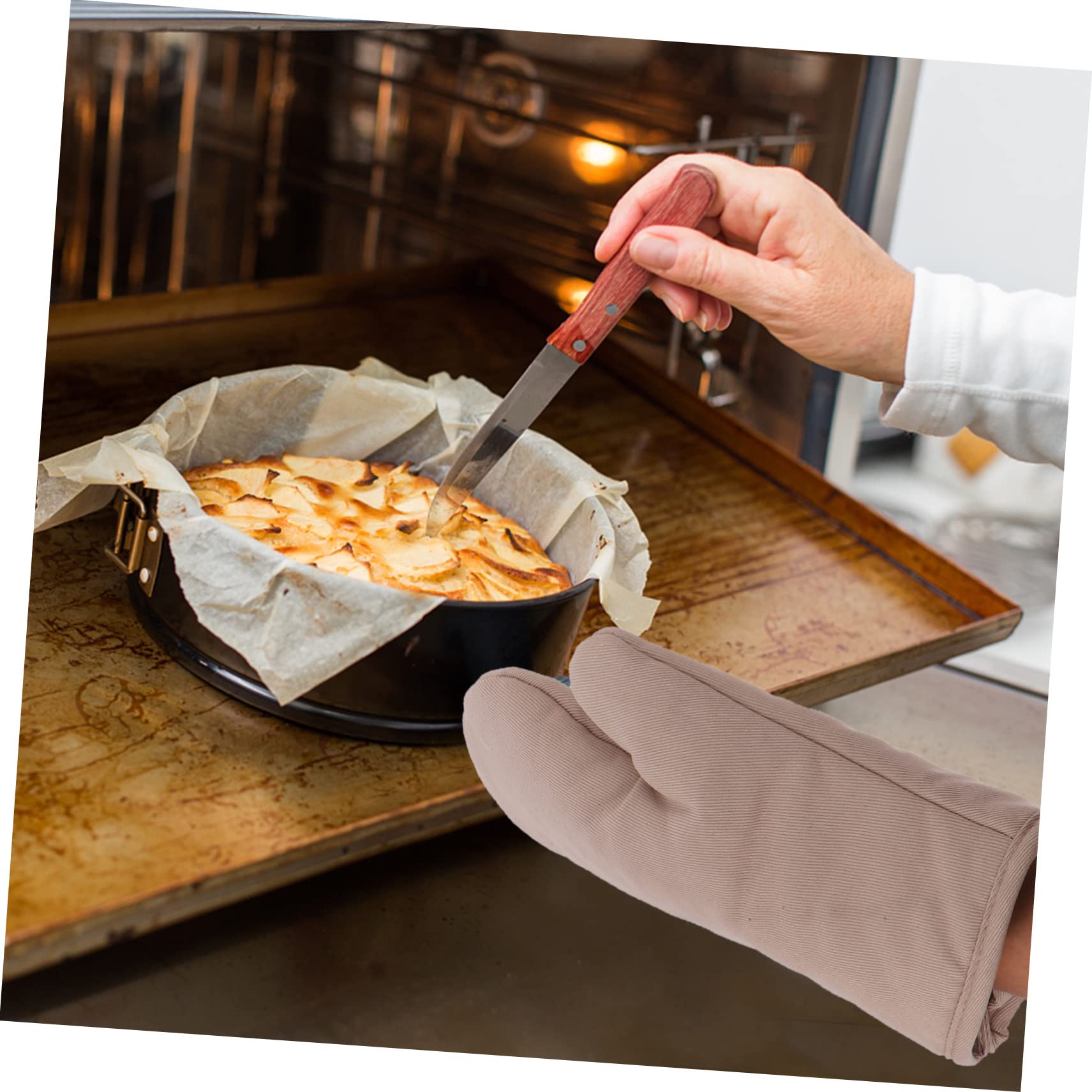 4pièces De Cuisine Anti-brûlure Résistants Chaleur Set De De Four Épais pour Manipulation Sécurisée des Plats Chauds Couleur