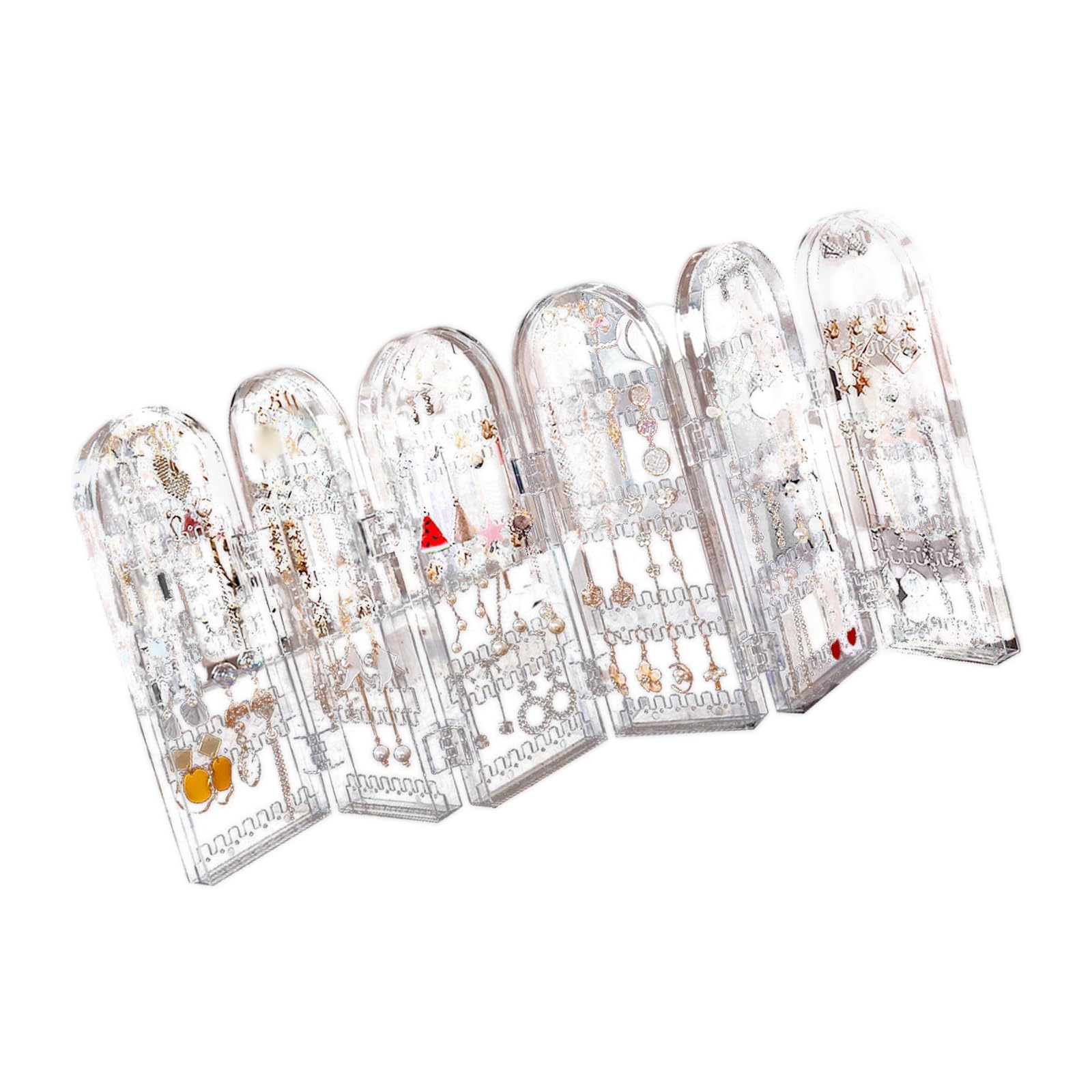 HDOYTXXM Clear Earring Display Rack Delicate Earring Organizers for Elegant in Shops and Home Decors Home Jewelry Display