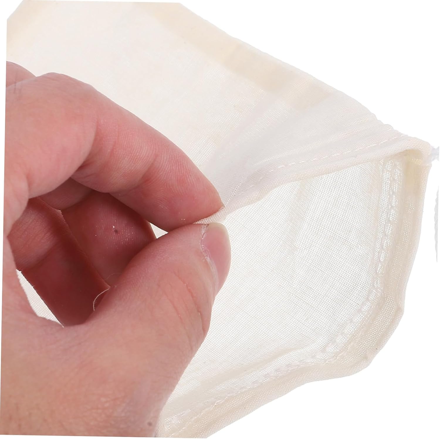 50pcs Cotton Drawstring Filter Bags for Soup and Seasoning