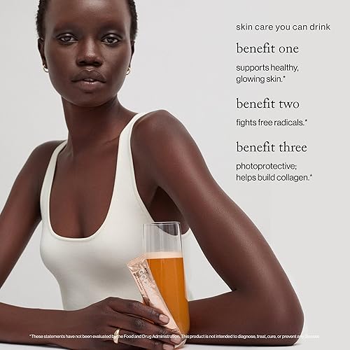 Miniatura 2 de goop Beauty Morning Skin Drink Mix Bebida en polvo para proteger contra los signos del envejecimiento Vitamina C y E Sabor a verbena de limón y