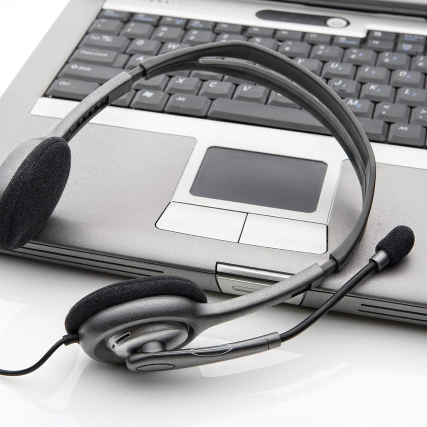 Logitech H111 Cuffie Cablate per Computer, Stereo con Microfono, Cancellazione Rumore, ‎Jack Audio da 3.5 mm, PC/Mac/Laptop/Smartphone/Tablet, Nero Grigio H111 Connettore singolo da 3,5 mm Single - Immagine 3