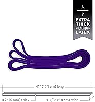 Vista 6 de The x Bands Bandas de resistencia - Bandas de sentadillas - Banda para glúteos - Bandas de dominadas - Bandas de entrenamiento extra fuertes