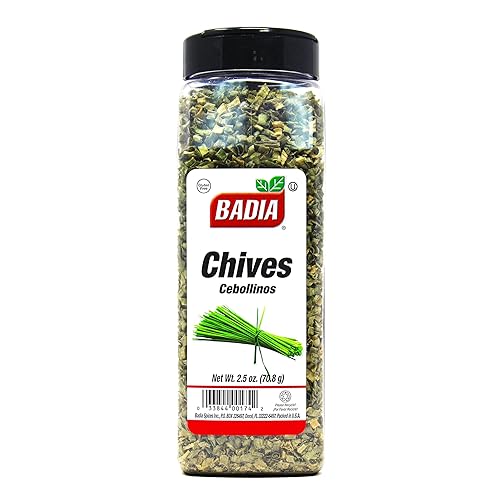 Badia Especias enteras, cebollino picado, 2.5 oz - Paquete de 2