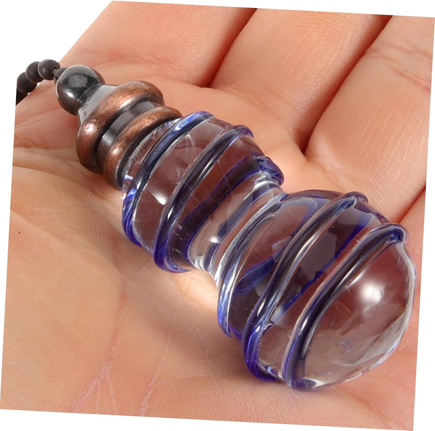 Luxshiny Ceiling Fan Crystal Pendant Pull Chain for Ceiling Fans Elegant Light Pulls Home Decor