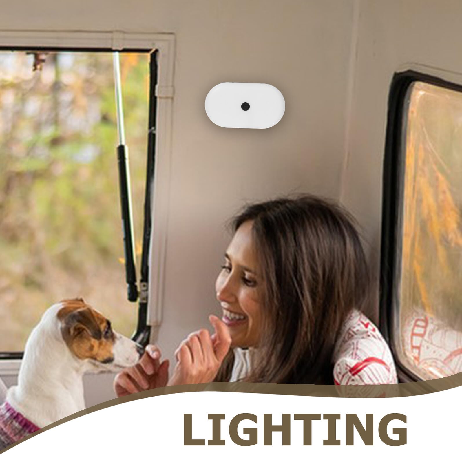Lámpara LED para Coche de Lectura Interior, Blanco, Plástico