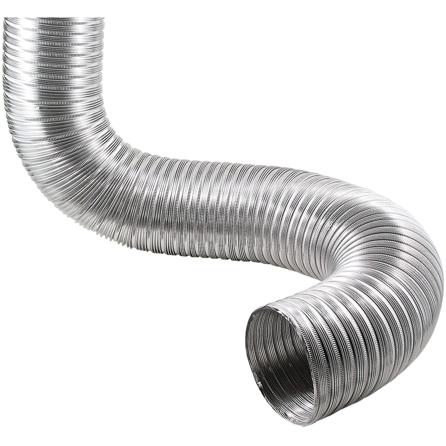 Deflecto AO48/20-A Semi-Rigid Flexible Aluminum Duct (4 dia x 8ft)