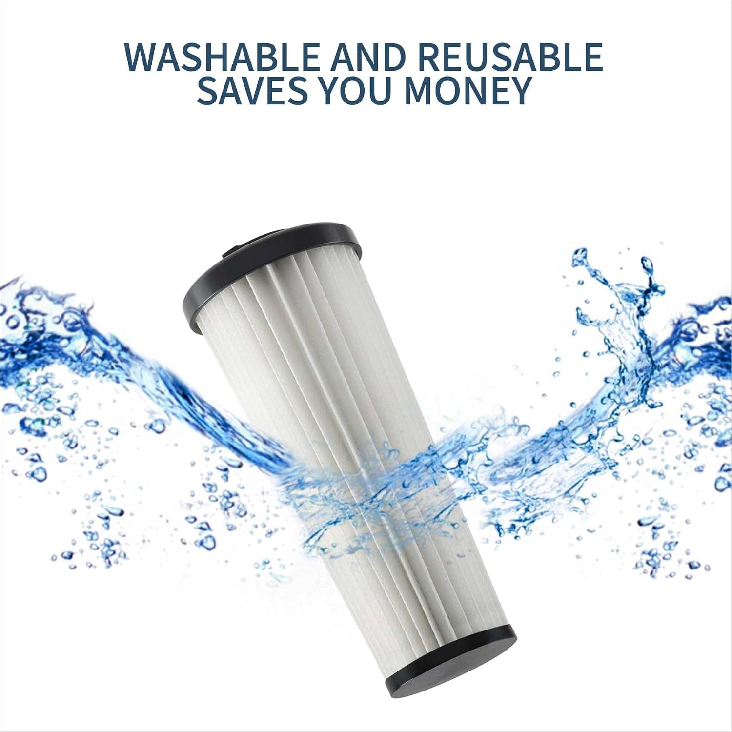 2-Pack Filters Set + 2 Filter – Compatible with Dirt Devil Style F112 Endura Replacement, UD20120NC, UD70161, UD70164, UD70174, Comparable to AD47936