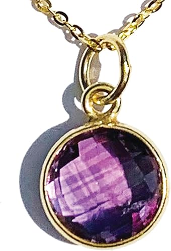 Miniatura 12 de Collar con colgante redondo, piedras preciosas naturales, labradorita, piedra lunar arcoíris, cristal, cuarzo rosa, amatista, citrino, plata de ley,