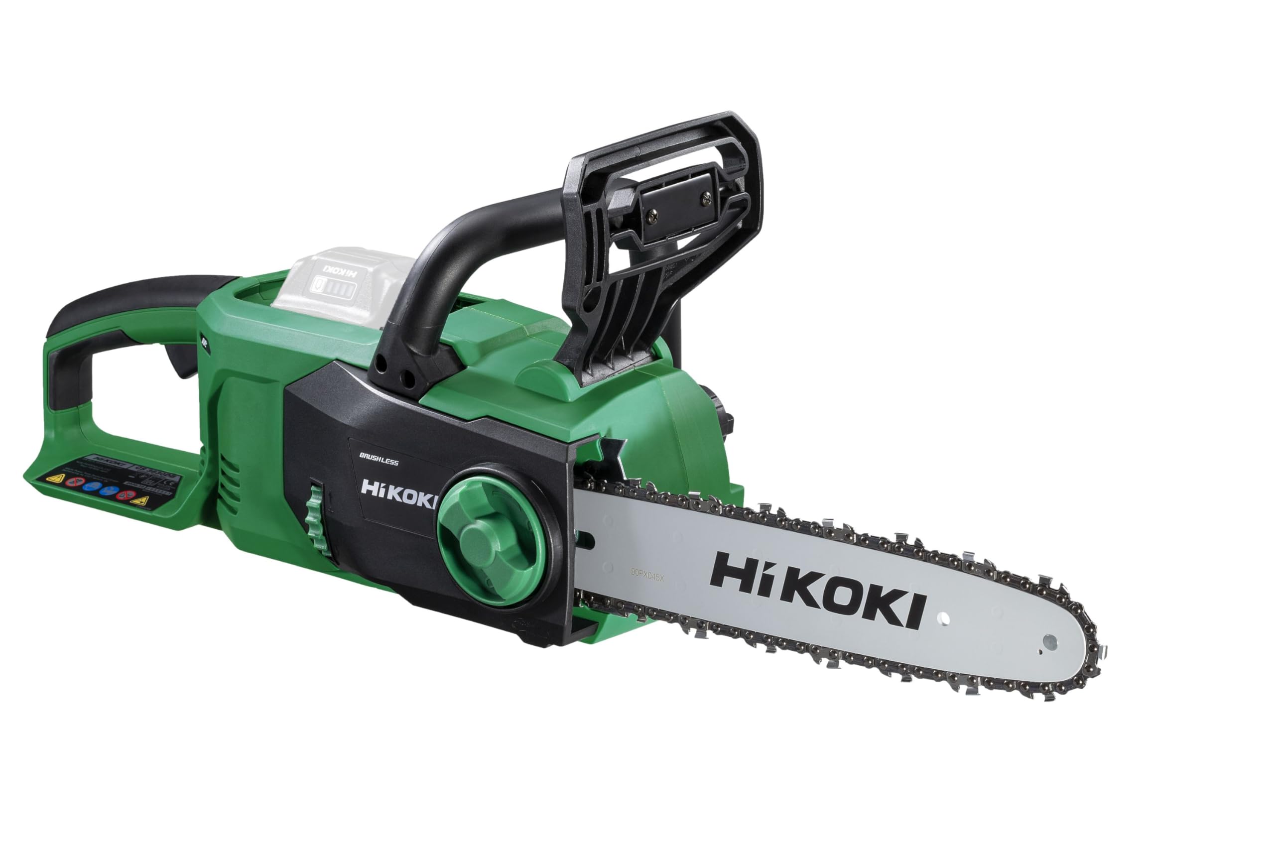 HiKOKI CS3630DBW4Z - Motosega SENZA BATTERIE NÉ CARICABATTERIE Lama 36V Li-Ion 30 cm passo catena 3/8 3,5 Kg, Nero
