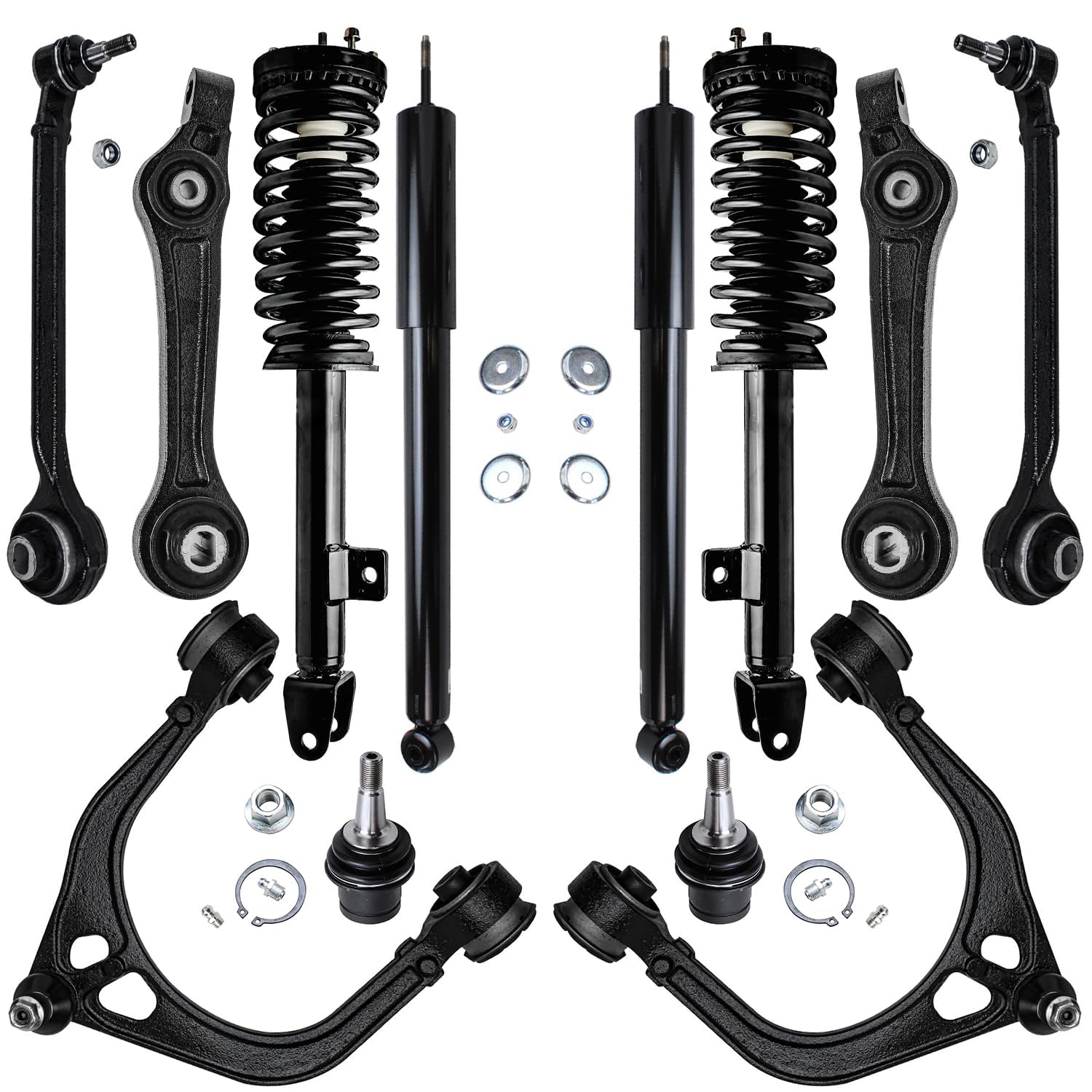Detroit Axle - 12pc RWD Front End Kit for Chrysler 300 Dodge Charger