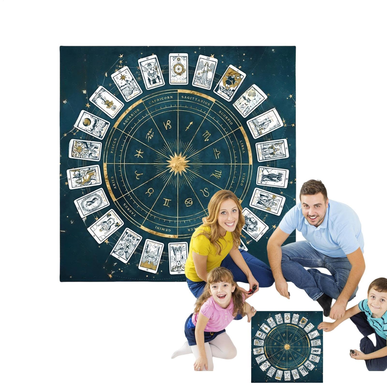Tapis De Tarot En Flanelle – Doux, Stabilisé, Et Super Pratique Pour Vos Tirages !