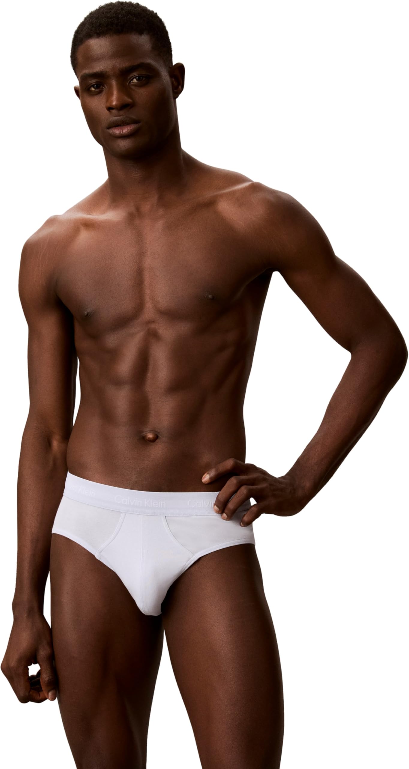 Calvin Klein Pack 5 Slips Cotton Strecht NB2876A para Hombre
