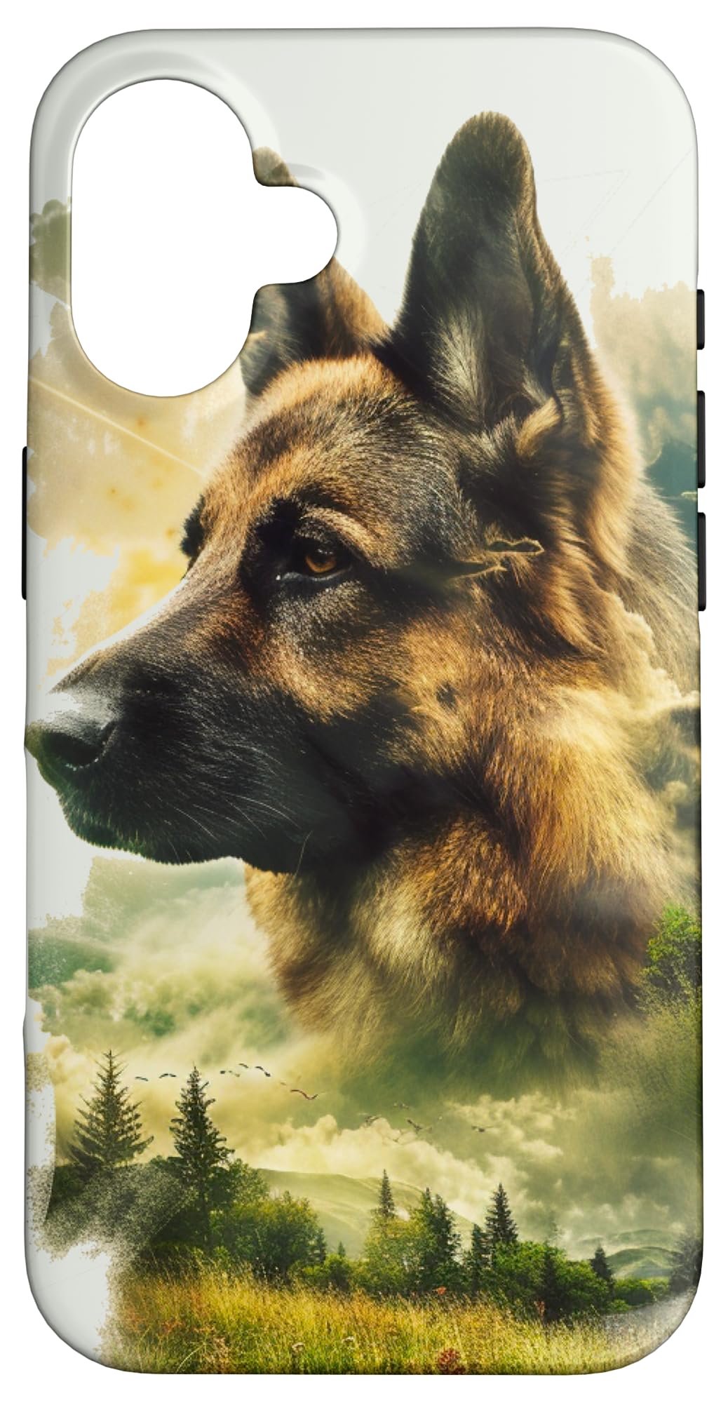 iPhone 16 Countryside German Shepherd Case
