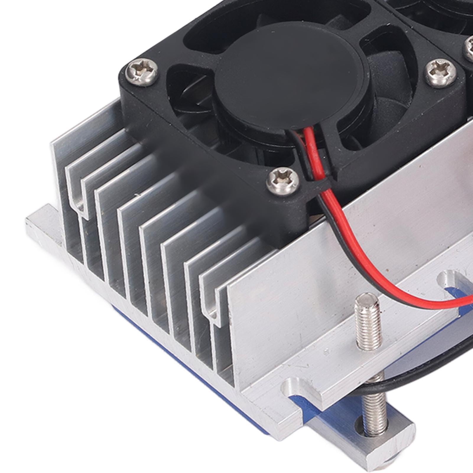 Mini Condizionatore D'aria, DC12V 30a 288W Kit Sistema di Raffreddamento a Refrigerazione Raffreddamento Rapido Risparmio Energetico Sistema di Raffreddamento a Semiconduttore Silenzioso Kit Fai da Te