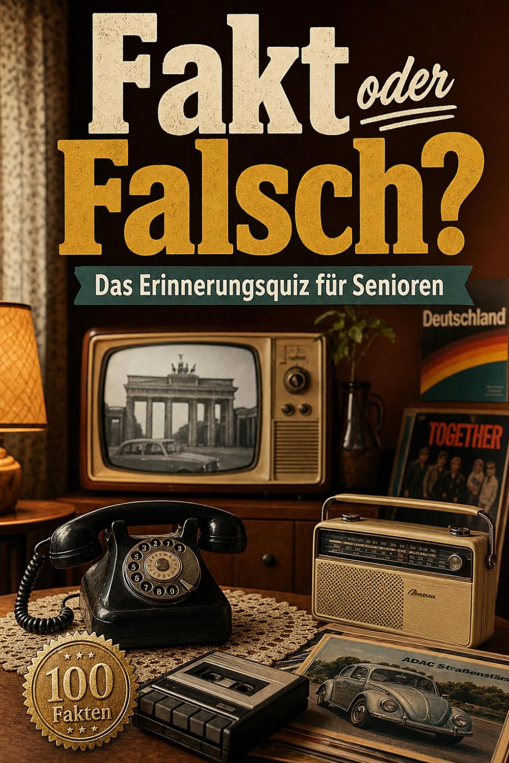Fakt oder Falsch? – Das Erinnerungs-Quiz für Senioren! | Gedächtnistraining Demenz & Alzheimer | Großdruck Rätselbuch zur Beschäftigung & Aktivierung ... & Gehirnjogging (Nostalgische Seniorenspiele)