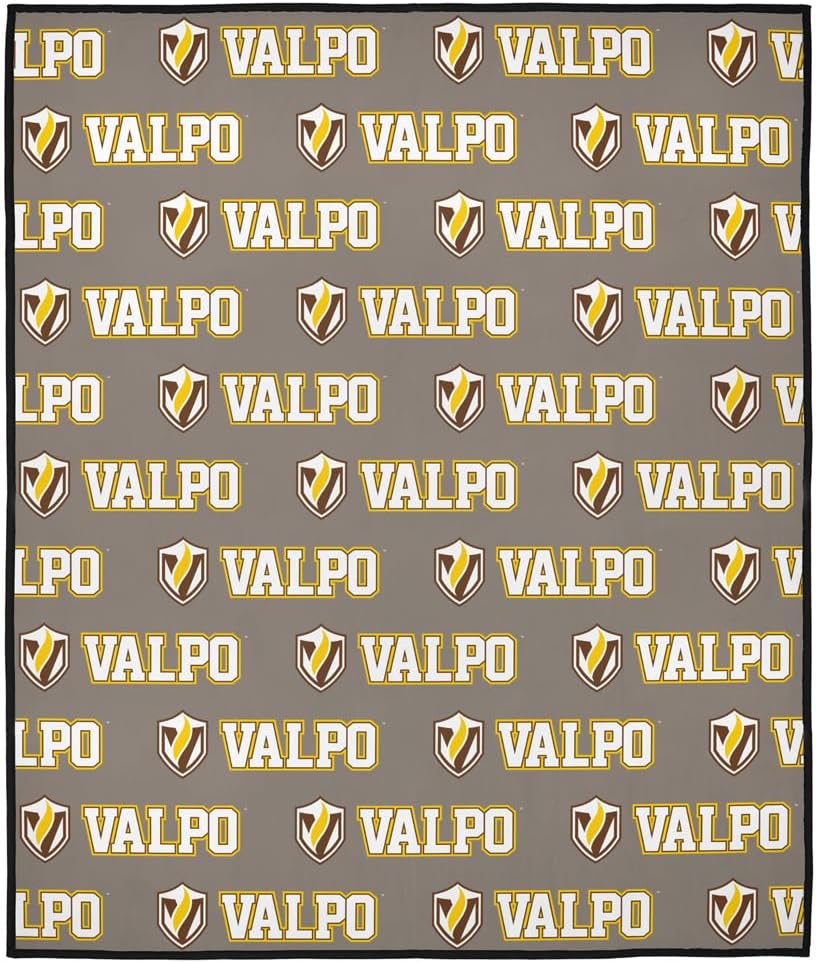 LOGOVISION Valparaiso University Picnic Outdoor Blanket, 50"x60" Logo Pattern, Foldable Blanket for Picnic, Beach, Camping, Park, Tailgate
