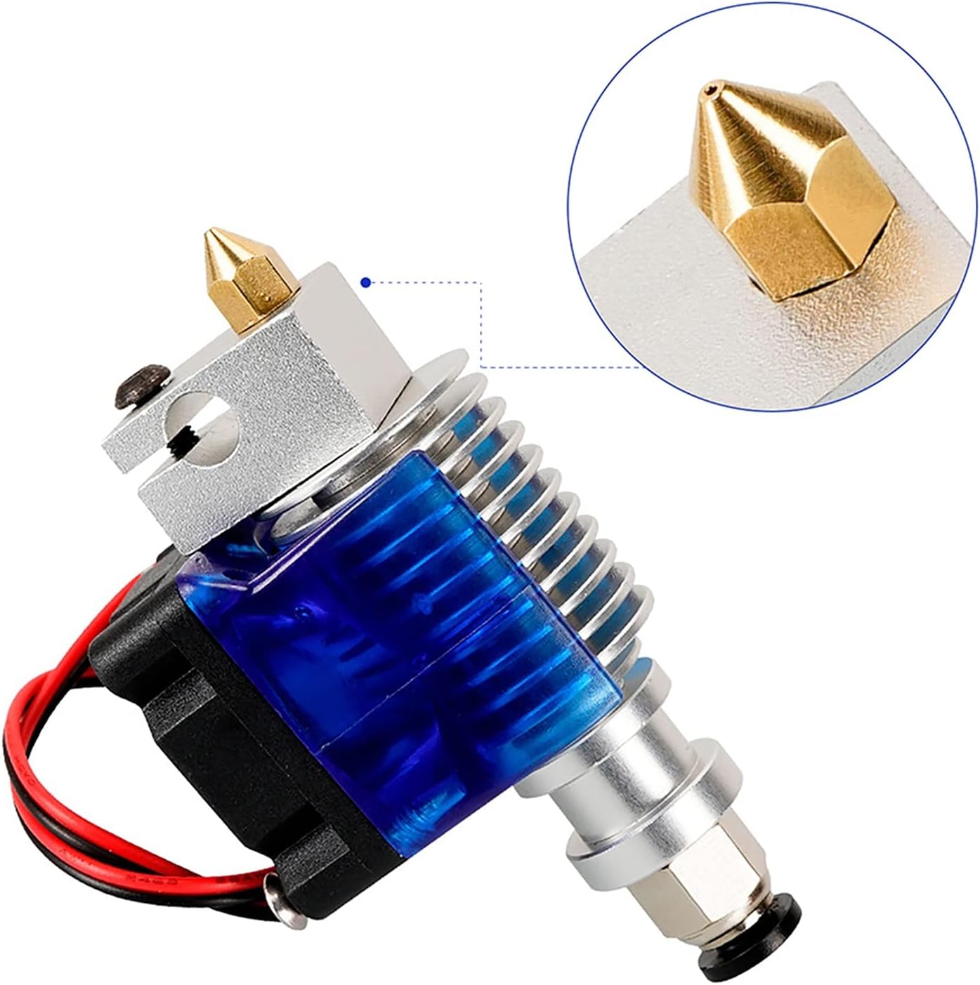 20pcs MK8 Brass Nozzle M6 Thread mk8 Stainless Steel Nozzles for 1.75mm Filament 3D Printer Hotend Nozzle for Ender-3 (Color : MK8 Stainless Steel, Size : 20pcs 0.4 2pc)