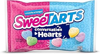 SweeTARTS Conversation Hearts, Valentine's Day Candy, 10 Ounce Package