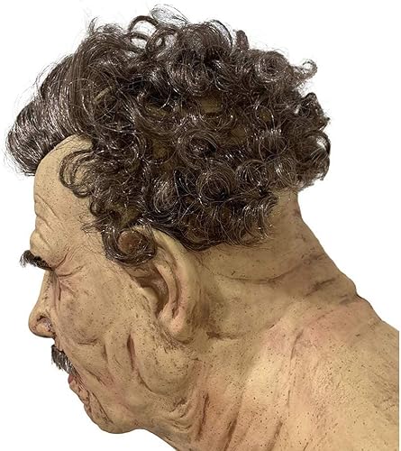 Miniatura 5 de Dan&Dre Disfraz de anciano de látex para Halloween, disfraz para mascarada, realista, talla única