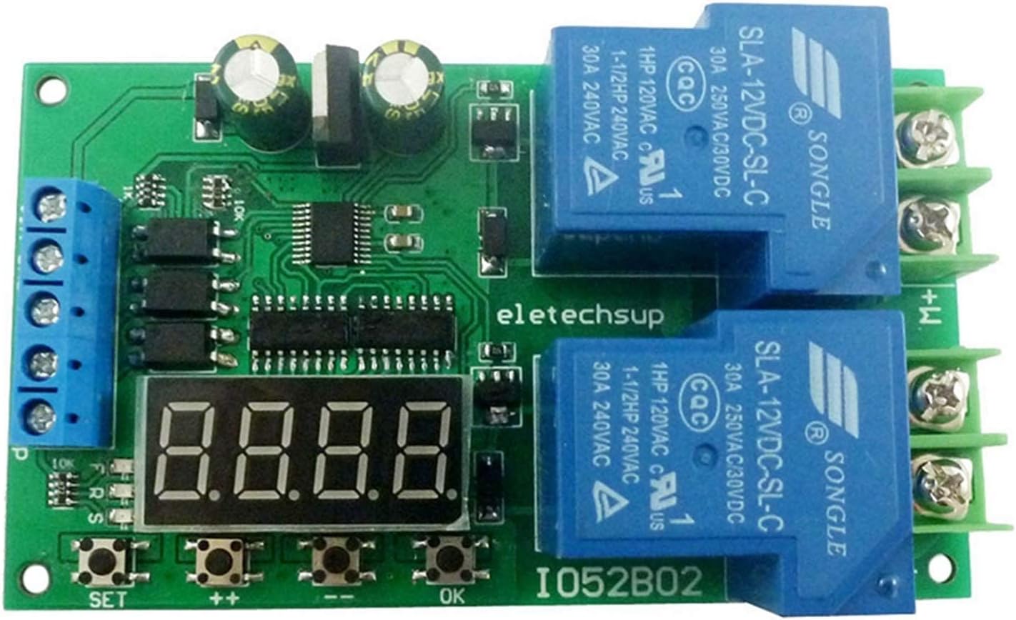 Furong 2pcs 希少 30a 12v 12v多機能モーター順方向および逆コントローラーモーターの起動および停止コントローラー遅延リミットスイッチリレー Color Shown As Furong 2pcs 希少 30a 12v 12v多機能モーター順方向および逆コントローラーモーターの起動および停止コントローラー遅延リミットスイッチリレー Color Shown As